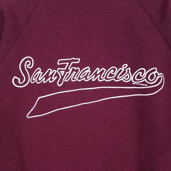 Vintage 90s San Francisco California 1993 Sweatshirt Sweater Women's Medium - Picture 2 of 5